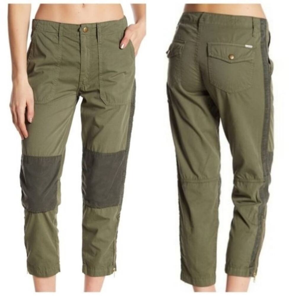 MOTHER DENIM "THE ARMY RACKETEER" SURPLUS CUT PANTS 25 cargo utility